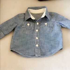 Baby boy jean shirt